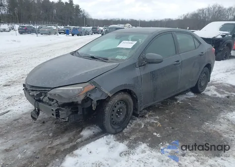 2017 Toyota Corolla Le из США, поврежденный, VIN 2T1BURHE4HC916747